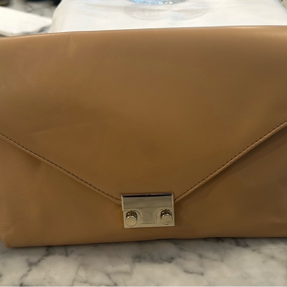 Loeffler Randall camel handbag . NEW